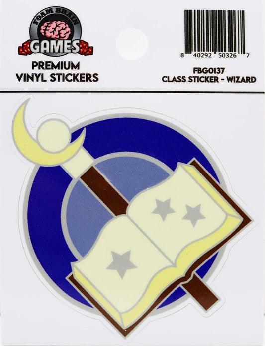 Foam Brain - Class Sticker - Wizard