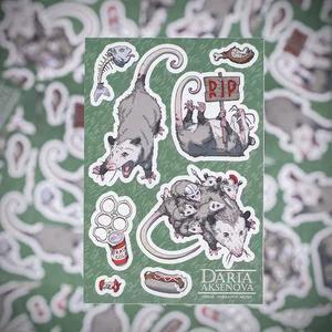 World of Trash - Waterproof Vinyl Sticker Sheets