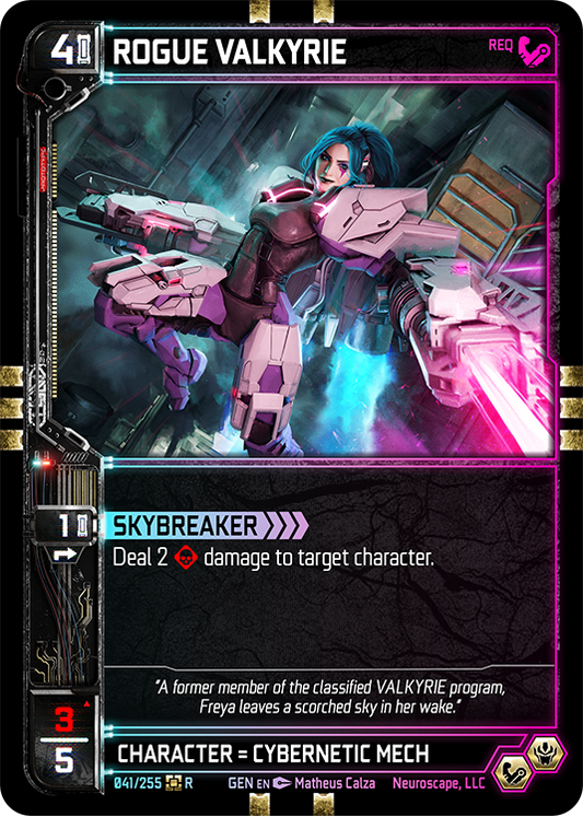 Neuroscape TCG - Rogue Valkyrie GEN-041
