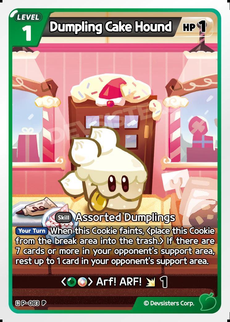 CookieRun TCG - Dumpling Cake Hound [P-083]