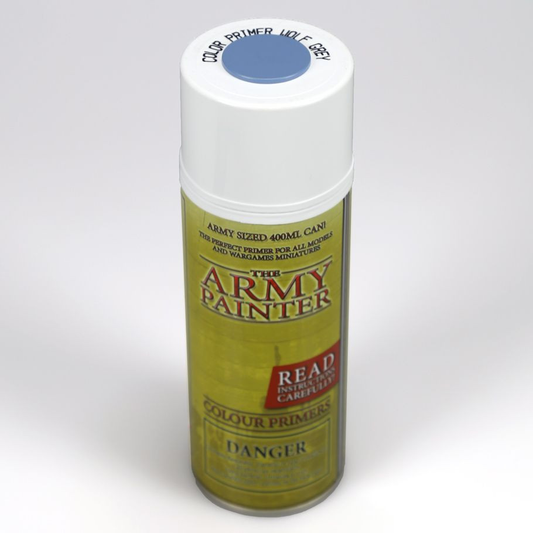 The Army Painter - Primer: Colour Wolf Grey (400ml)
