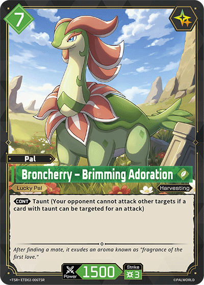 Palworld TCG - Broncherry – Brimming Adoration [ETD02-006TSR]