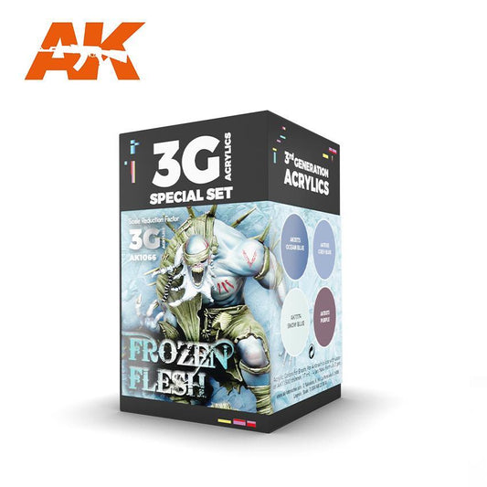 AK Interactive - Wargame Color 3G Special Set: Frozen Flesh (4ct)