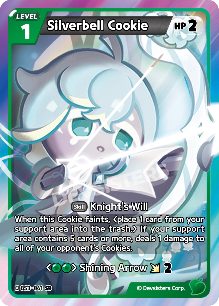 CookieRun TCG - Silverbell Cookie [BS3-061 SR]