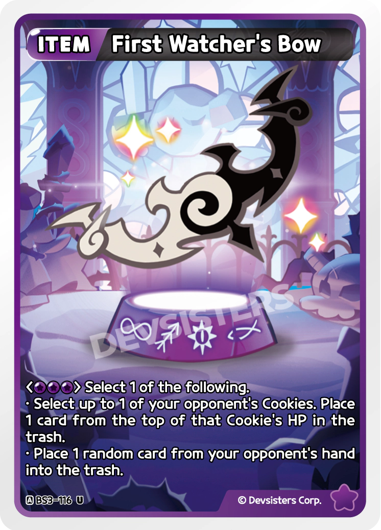 CookieRun TCG - First Watcher’s Bow [BS3-116 U]