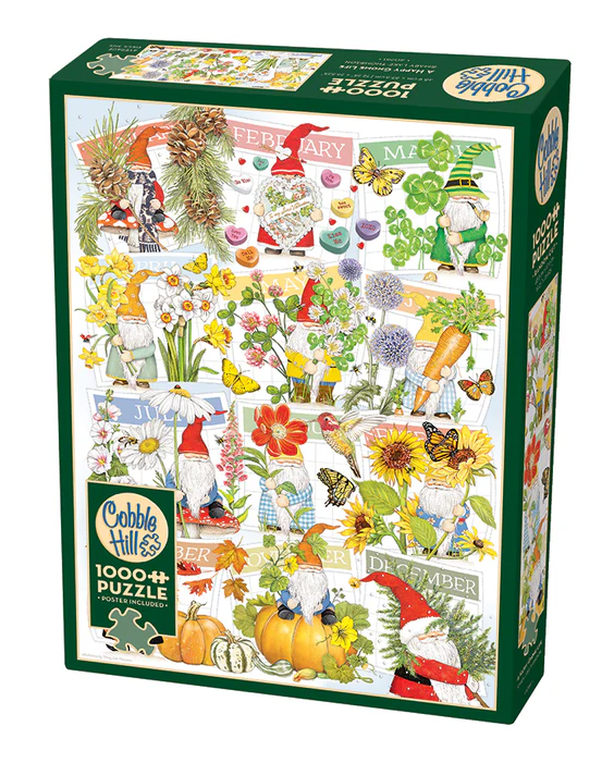 Cobble Hill - A Happy Gnome Life Puzzle (1000 Piece)