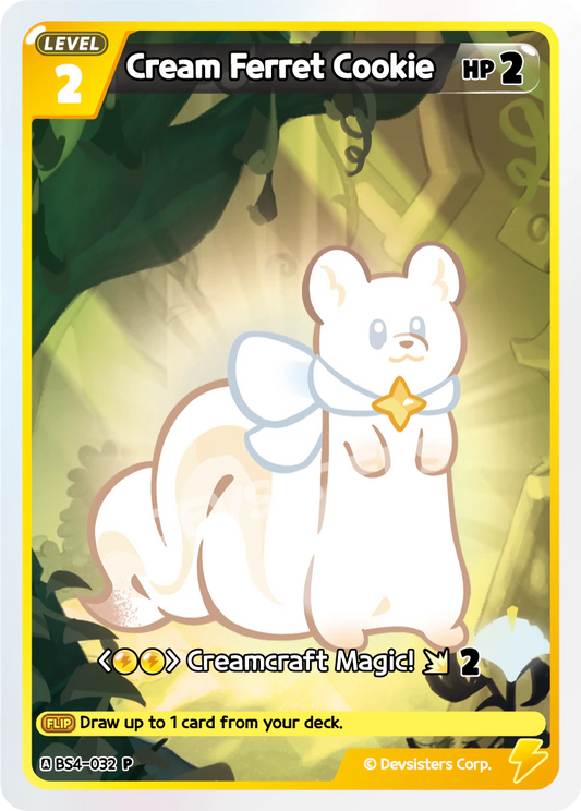 CookieRun TCG - Cream Ferret Cookie [BS4-032 P]