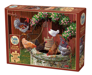 Cobble Hill - The Chickens are Well Easy-Handling Puzzle (275 Piece)