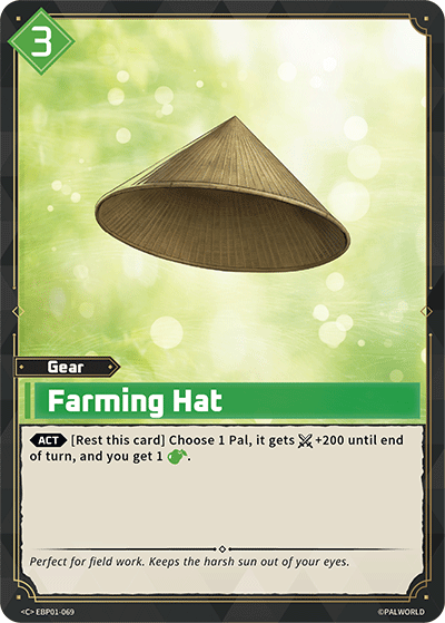 Palworld TCG - Farming Hat [EBP01-069C]