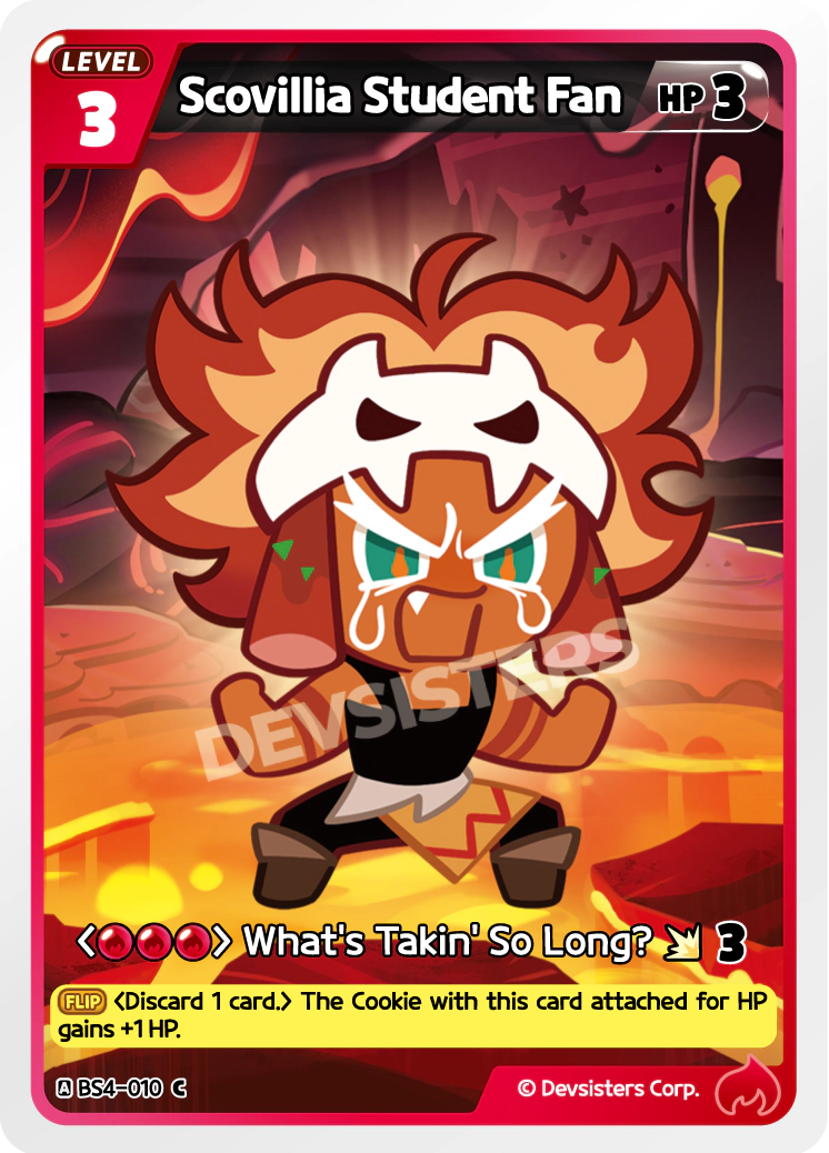 CookieRun TCG - Scovillia Student Fan [BS4-010 C]