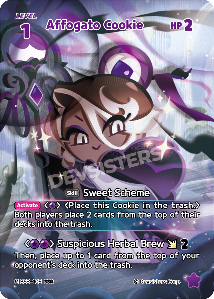 CookieRun TCG - Affogato Cookie [BS3-105 SSR]