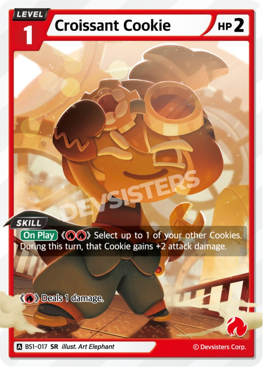CookieRun TCG - Croissant Cookie [BS1‑017 SR]