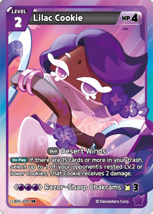 CookieRun TCG - Lilac Cookie [BS5-091 SR]