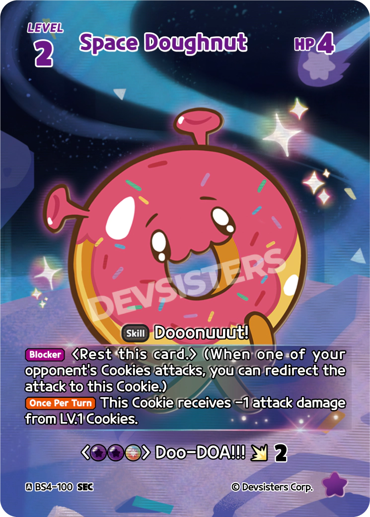 CookieRun TCG - Space Doughnut [BS4-100 SEC]