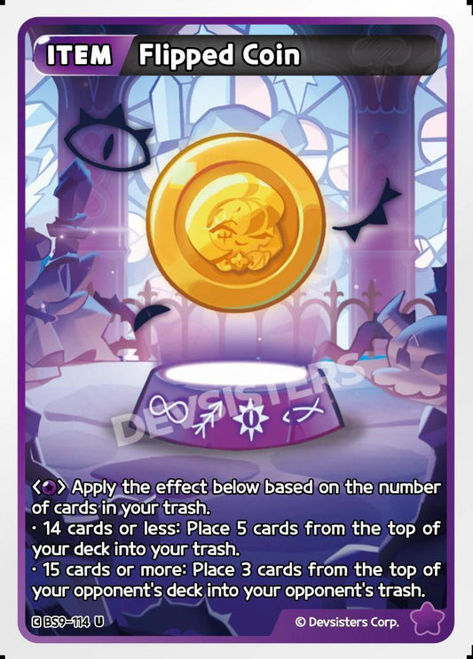 CookieRun TCG - Flipped Coin [BS9-114 U]