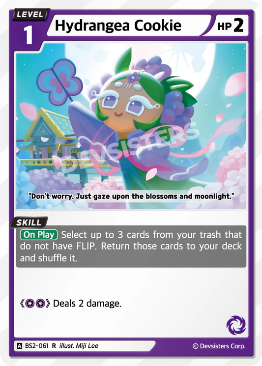 CookieRun TCG - Hydrangea Cookie [BS2-061 R]