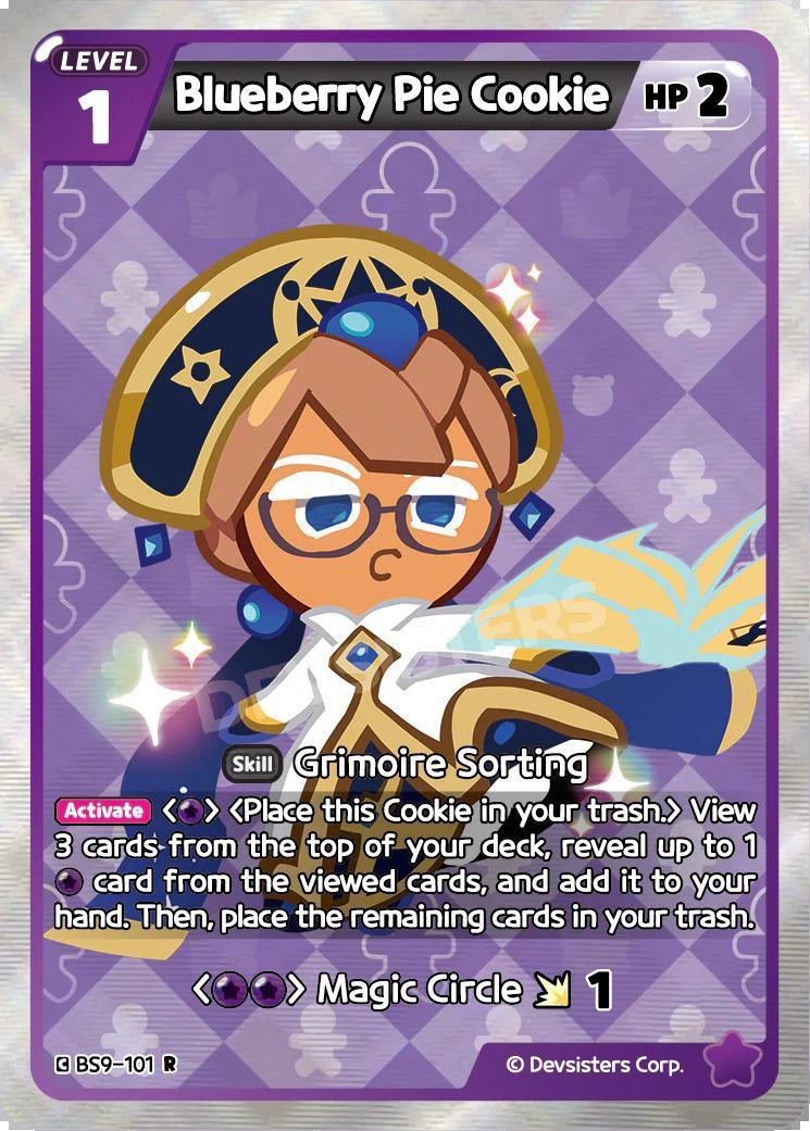 CookieRun TCG - Blueberry Pie Cookie [BS9-101 R]