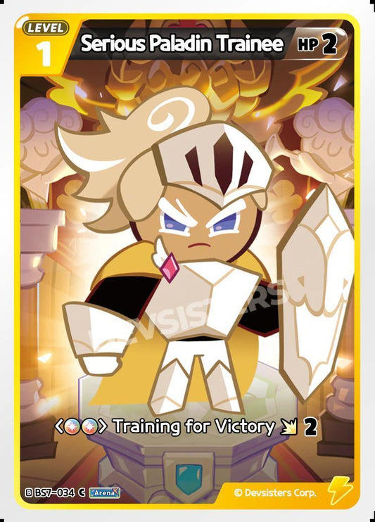 CookieRun TCG - Serious Paladin Trainee [BS7-034 C]