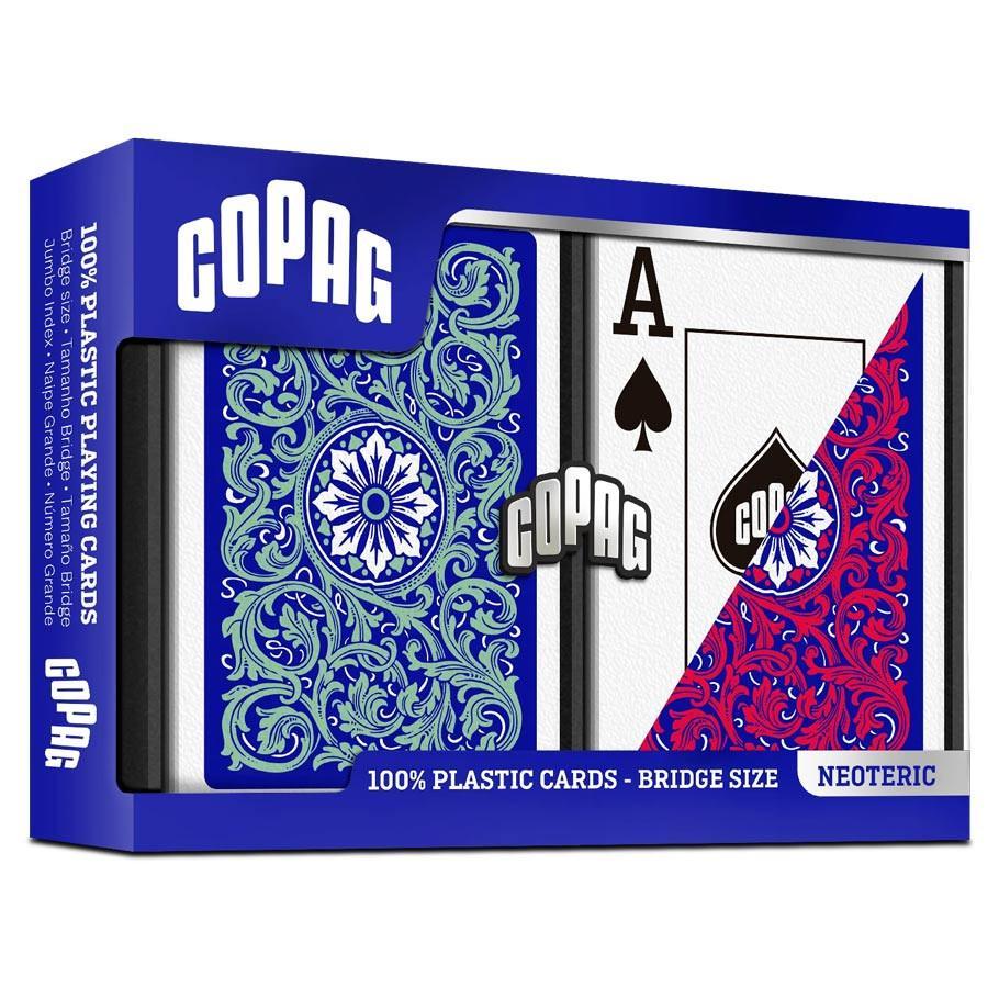 COPAG: Neoteric: Plastic Poker Size Jumbo Index 2-Pack Playing Cards