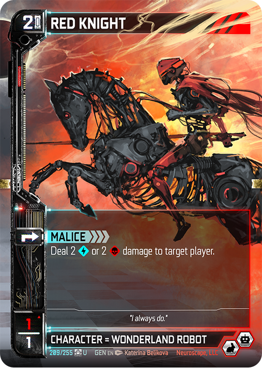 Neuroscape TCG - Red Knight GEN-209