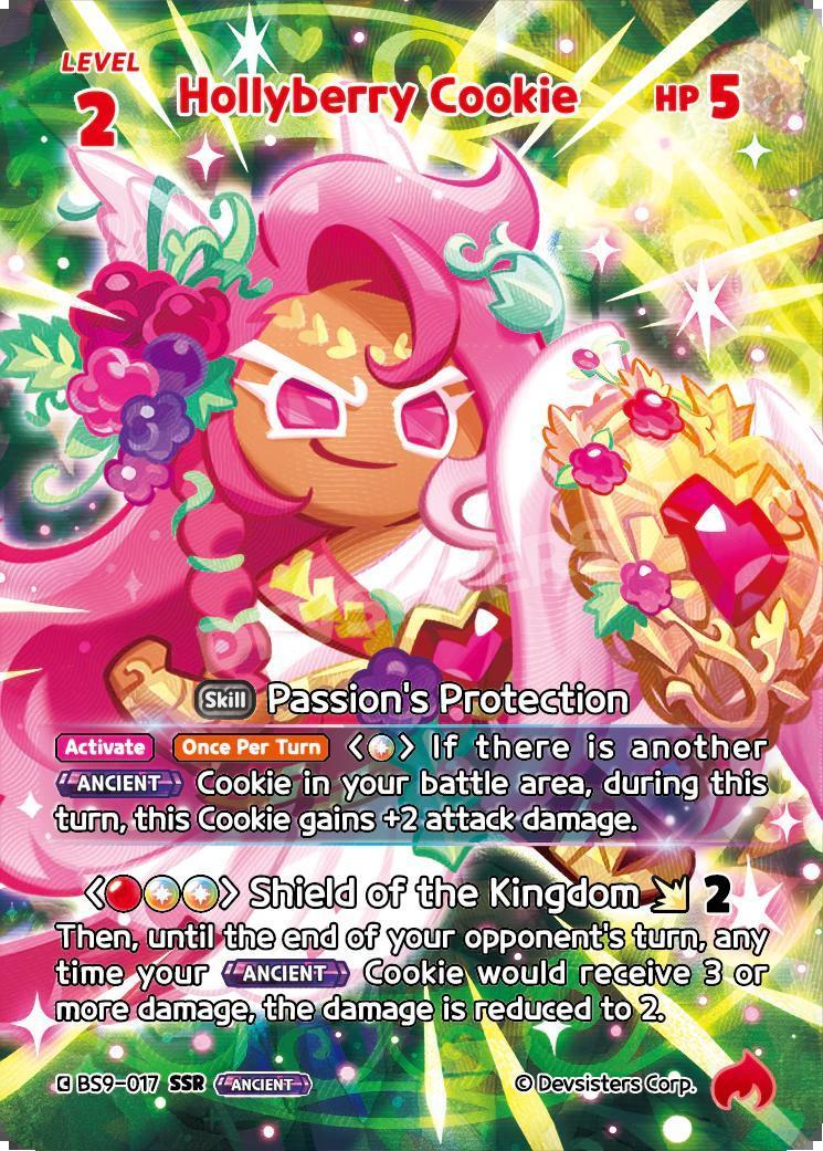 CookieRun TCG - Hollyberry Cookie [BS9-017 SSR]