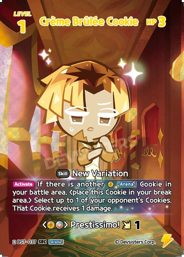 CookieRun TCG - Crème Brûlée Cookie [BS7-037 SEC]