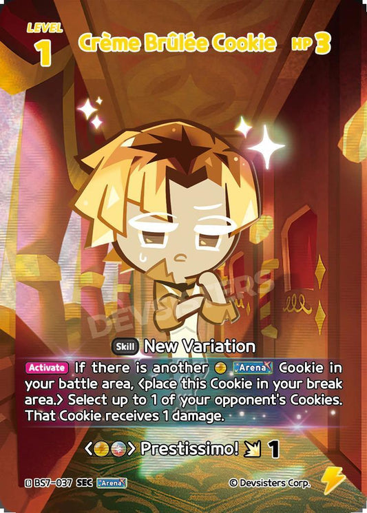 CookieRun TCG - Crème Brûlée Cookie [BS7-037 SEC]