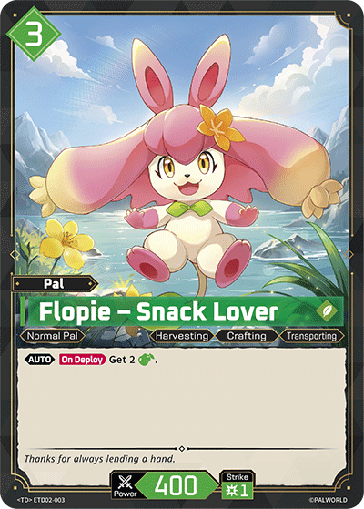 Palworld TCG - Flopie – Snack Lover [ETD02-003TD]
