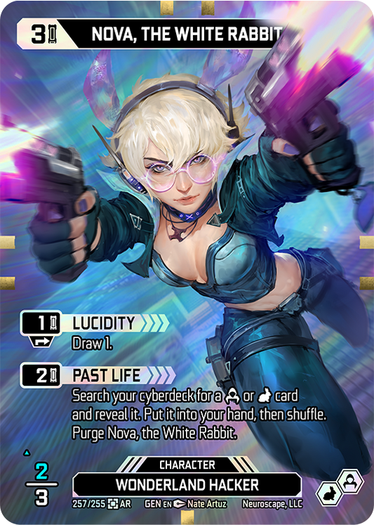 Neuroscape TCG - Nova, The White Rabbit GEN-257