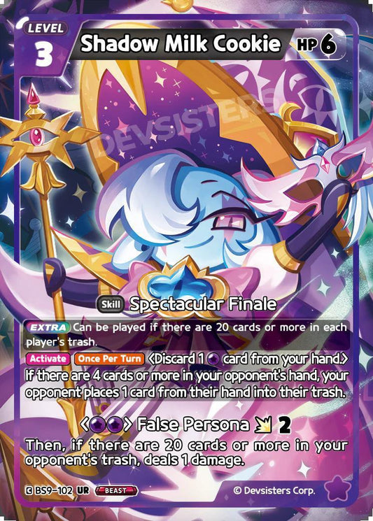 CookieRun TCG - Shadow Milk Cookie [BS9-102 UR]