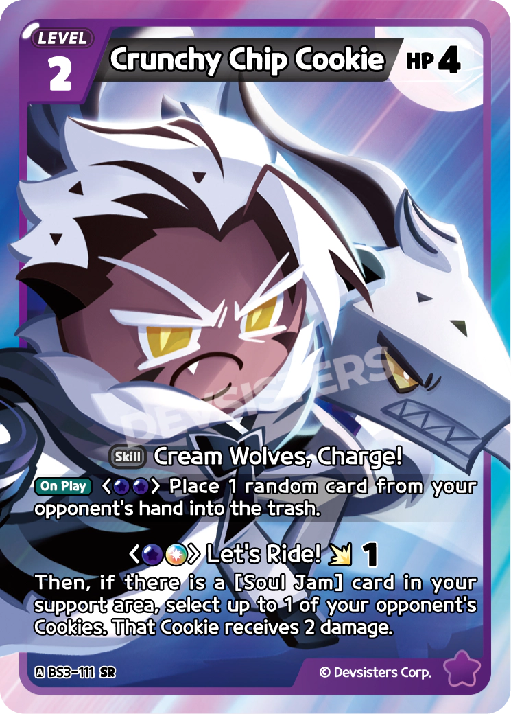 CookieRun TCG - Crunchy Chip Cookie [BS3-111 SR]