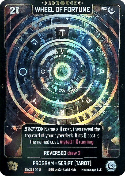 Neuroscape TCG - Wheel Of Fortune GEN-155 Foil