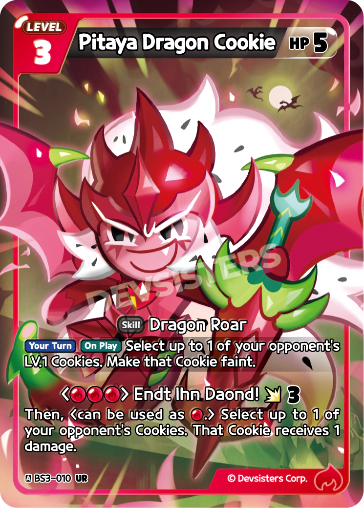 CookieRun TCG - Pitaya Dragon Cookie [BS3-010 UR]