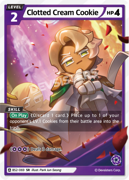 CookieRun TCG - Clotted Cream Cookie [BS2-069 SR]