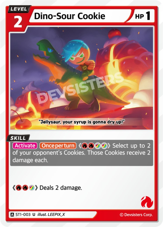 CookieRun TCG - Dino-Sour Cookie [ST1-003 U]