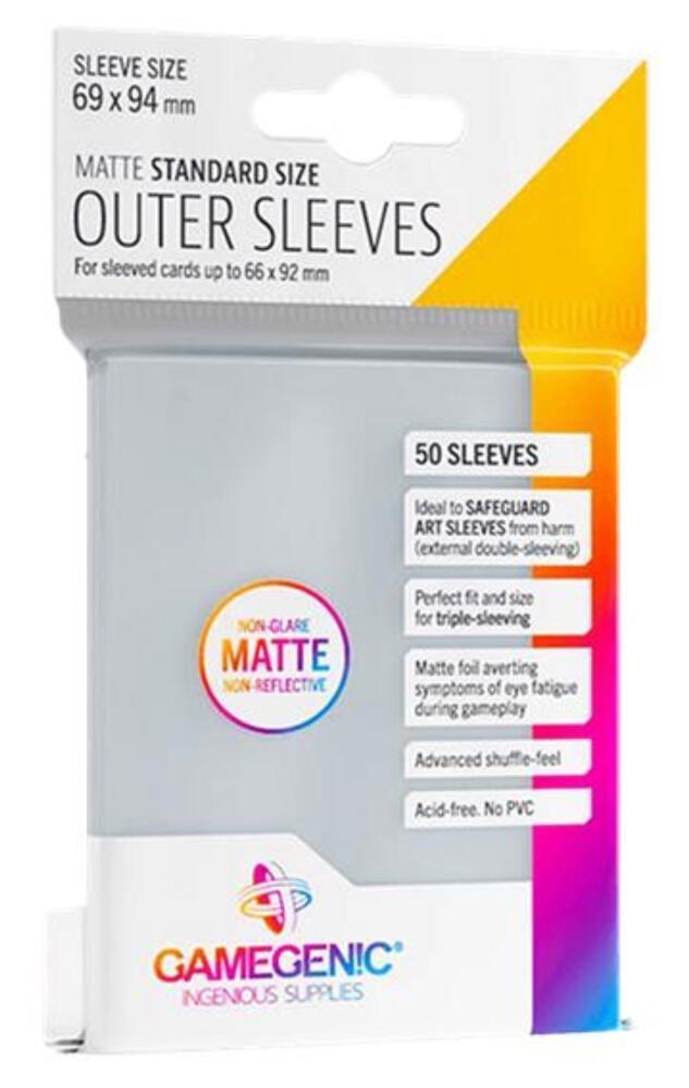 GameGenic - Outer Sleeves Matte Standard Size - The Feisty Goblin Gamehouse -