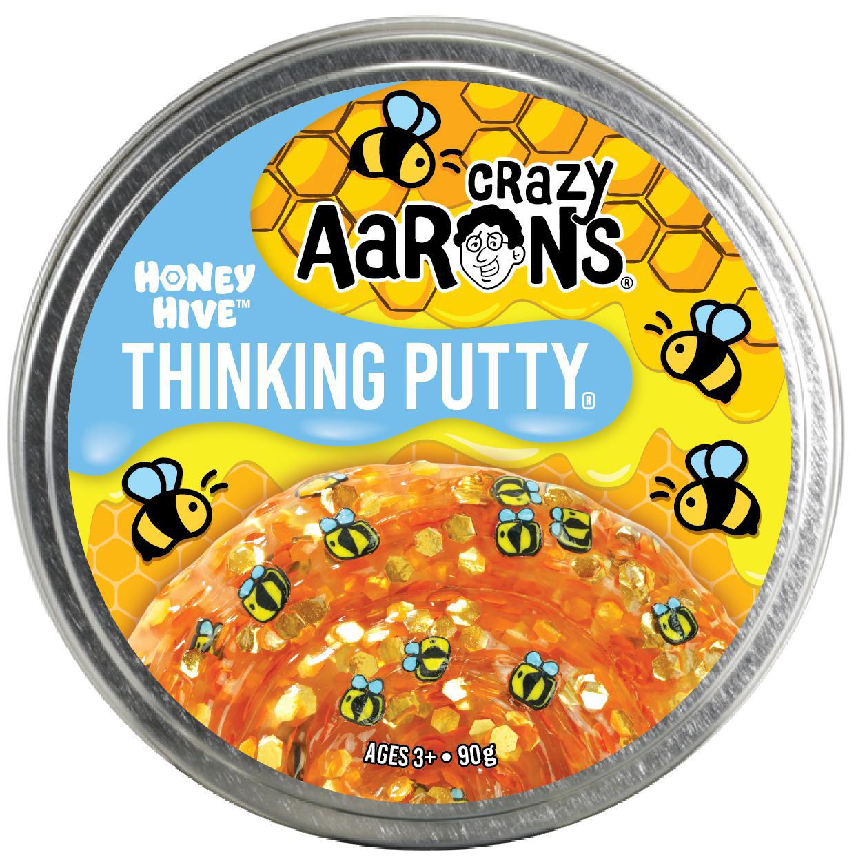 Crazy Aaron's: Honey Hive - Full Size 4" Thinking Putty Tin