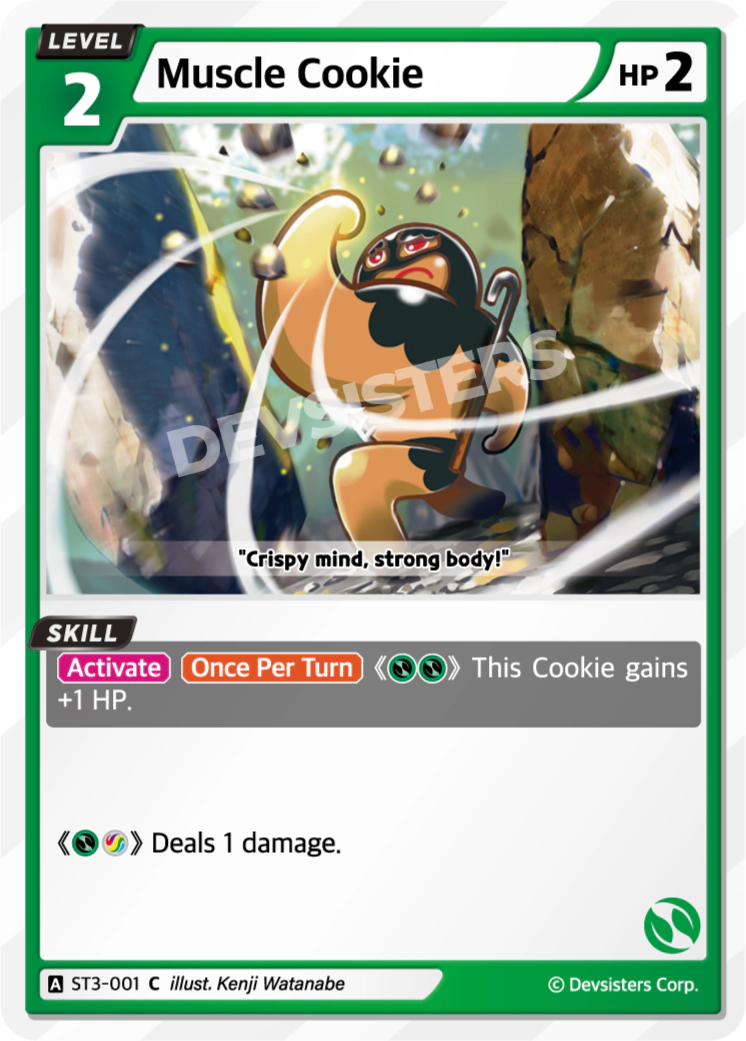 CookieRun TCG - Muscle Cookie [ST3-001 C]