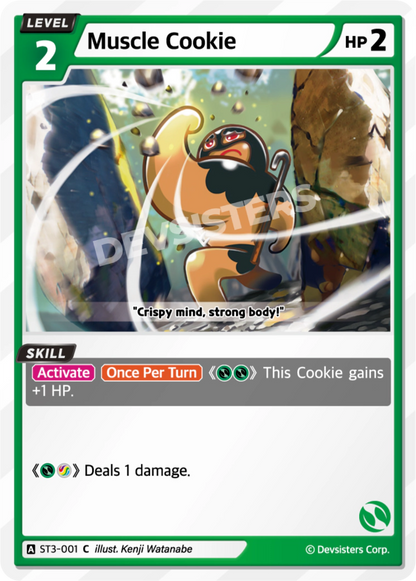 CookieRun TCG - Muscle Cookie [ST3-001 C]