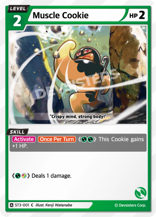 CookieRun TCG - Muscle Cookie [ST3-001 C]