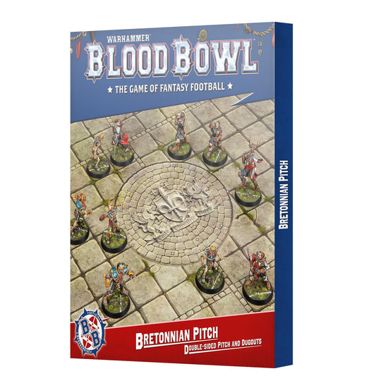 Warhammer Blood Bowl - Pitch & Dugouts: Bretonnian Team