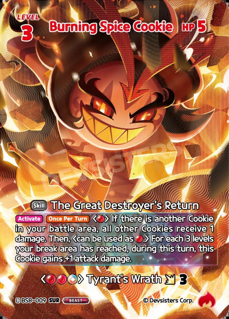 CookieRun TCG - Burning Spice Cookie [BS8-009 SUR]