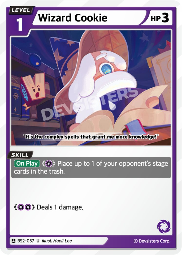 CookieRun TCG - Wizard Cookie [BS2-057 U]