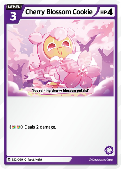 CookieRun TCG - Cherry Blossom Cookie [BS2-059 C]