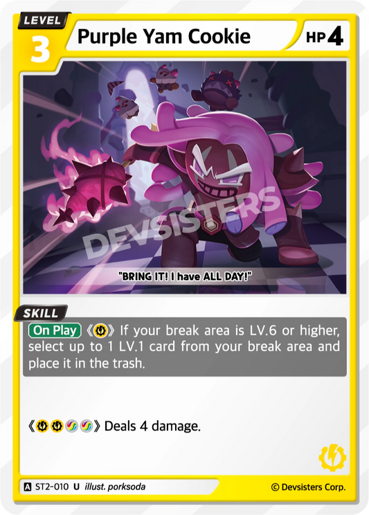 CookieRun TCG - Purple Yam Cookie [ST2-010 U]