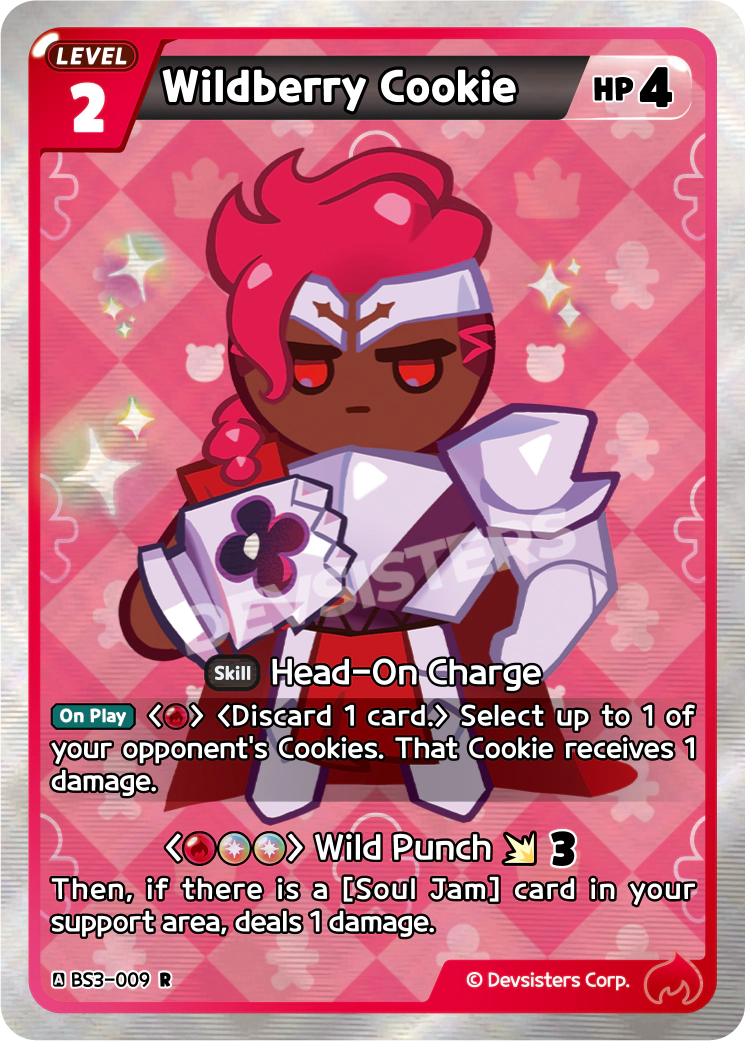 CookieRun TCG - Wildberry Cookie [BS3-009 R]