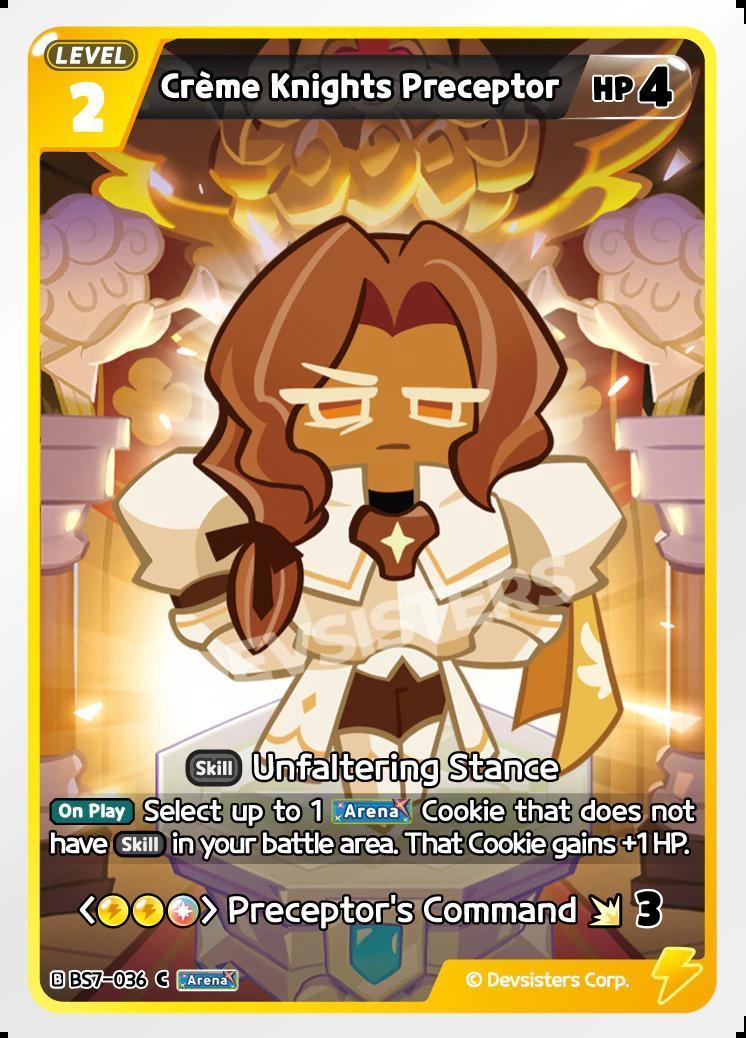 CookieRun TCG - Crème Knights Preceptor [BS7-036 C]