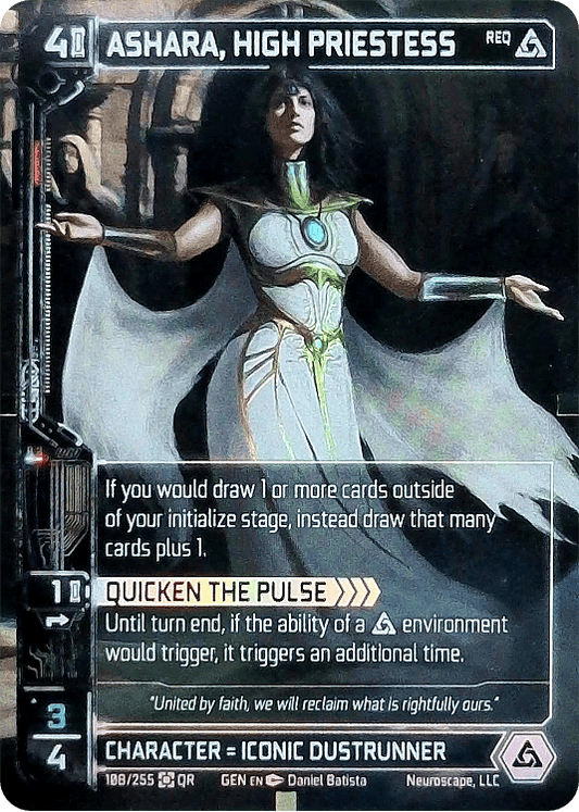 Neuroscape TCG - Ashara, High Priestess GEN-108 Foil