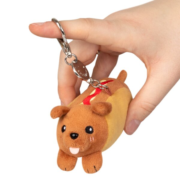 Squishable - Micro Dachshund Hot Dog Keychain