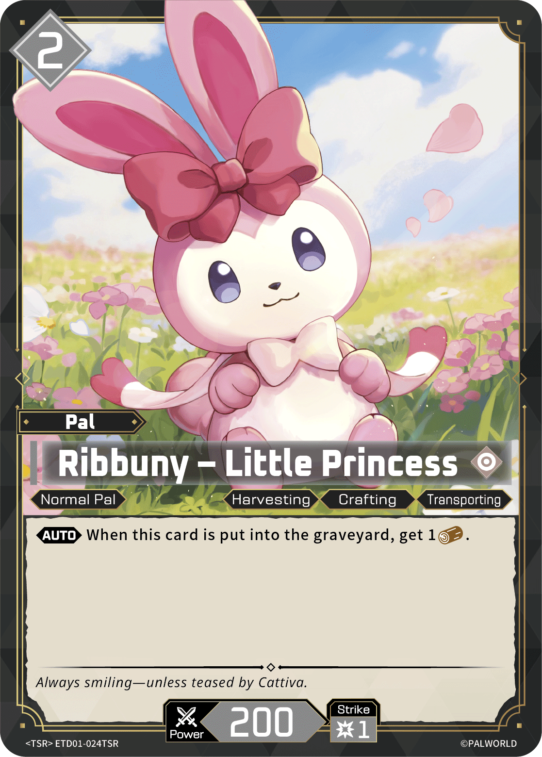 Palworld TCG - Ribbuny – Little Princess [ETD01-024TSR]